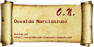 Osvalda Narcisszusz névjegykártya